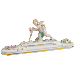 Paperweight Postman, Lim. 50, L: 21 cm, H 8,5 cm