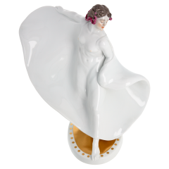 Female Dancer "Loie Fuller", H 26 cm