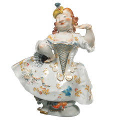 Dwarf (of dwarf 73321), Coloured, with gold, Limited Masterpieces, H 19 cm