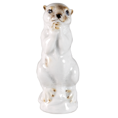 Animal baby ¿Otter¿, Coloured, without gold, H 5,5 cm