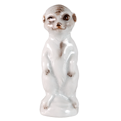 Animal baby ¿Meerkats¿, Coloured, without gold, H 6 cm