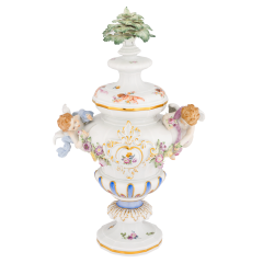 Vase cherub, lim.25, H 40 cm