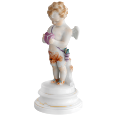 Cupid, Shorts with fish, H 21,5 cm