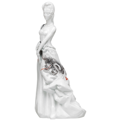 Figure "Model" small, Dragons melody, Limited Meissen Art Works, H 35 cm