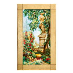 Wall picture Park landscape with fruit basket, lim. 15, 60 x 35 cm