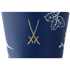 Cuff for coffee to go mug large, monkey and sloth, dark blue (87045)