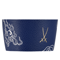 Cuff for coffee to go mug small, Fortune Dragon, dark blue (87045)