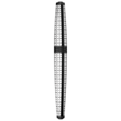 MEISSEN® Porcelain Mascara Fountain Pen, Geometric black, H 13 cm