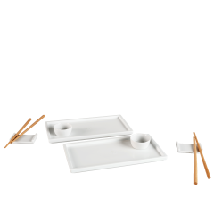 Sushi set, 8-pcs for 2 person, Cosmopolitan, white