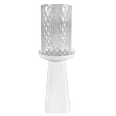 Table light high, 2-pcs, Shape "Nova", clear, H 32,5 cm