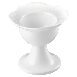 Egg cup, Shape "Waves Relief", H 7 cm