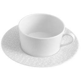 Tea cup & saucer, Royal Blossom, Shape "No 41", white, V 0,15 l