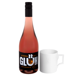 Gin punch set, 2-pcs, white