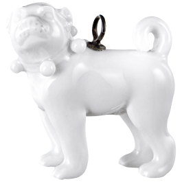 Dog Pug pendant, 3,4 x 3,5 cm