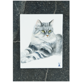 Wall plaque, My pet, cat portrait, 30 x 21 cm