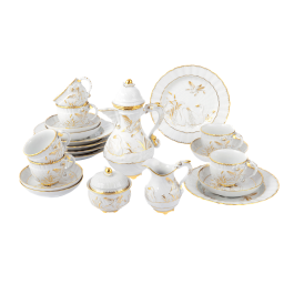 Swan service mocha set "Capodimonte", Shape "Swan Service"