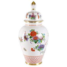 Vase with lid "Oriental Painting", H 64 cm