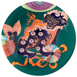 Wall Plate I "Lion of Fo", Lim. 25, Ø 31 cm