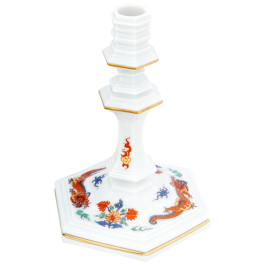 Candle-holder with "Rainbow dragon", H 13,5 cm