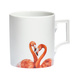 Mug, "The MEISSEN Mug Collection", "Flamingo Heart", Shape "Berlin", V 0,25 l