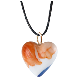 Pendant Heart medium, rose gold, Giant Bloom, 2,2 x 1,7 cm