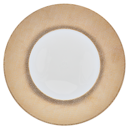 Starter- and Dessert Plate, Shape "MEISSEN® Cosmopolitan", Mesh, gold, Ø 22,5 cm