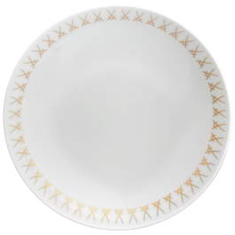 Bowl, Swords Luxury Gold, swords rim, Shape "No 41", Ø 18 cm
