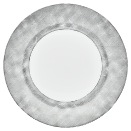 Dinner Plate, large, Shape "MEISSEN® Cosmopolitan", Mesh, platinum, Ø 30 cm