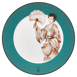 Starter- and Dessert Plate, Shape "No 41", "MEISSEN Collage", "Noble Chinese", Ø 22 cm