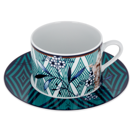 Cappuccino cup & saucer, "MEISSEN Collage", "Noble Chinese", V 0,25 l