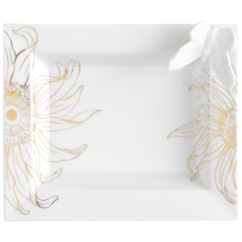 Vide-Poche, "Butterfly Collection", small, "Giant Bloom Gold", 16 x 13,5 cm