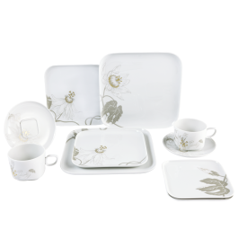 Starter set, 10-pcs for 2 persons, Shape "nova", Passion flower