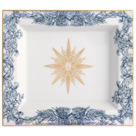 Vide-Poche, large, "Meissen Christmas Star", blue, 21 x 18,5 cm