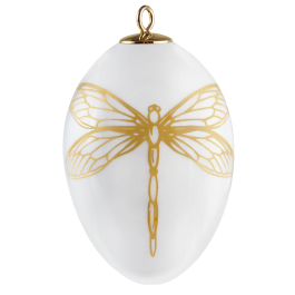 Easter egg, Dragon-fly, gold, H 5 cm