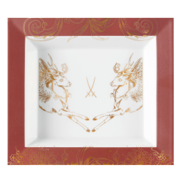 Vide-Poche, large, "MEISSEN Christmas Peryton", 21 x 18,5 cm