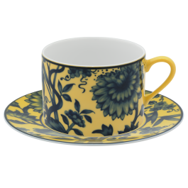 Cappuccino cup & saucer, "The Original", yellow, V 0,25 l