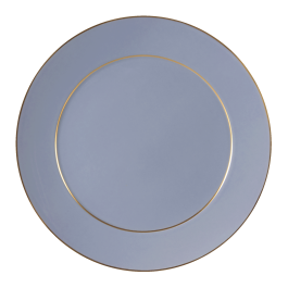 Charger Plate, Shape "No 41", "Urban Colors", blue, gold, Ø 33 cm