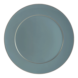 Charger Plate, Shape "No 41", "Urban Colors", petrol, gold, Ø 33 cm