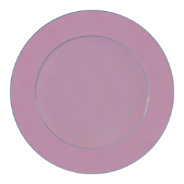 Charger Plate, Shape "No 41", "Urban Colors", pink, Ø 33 cm