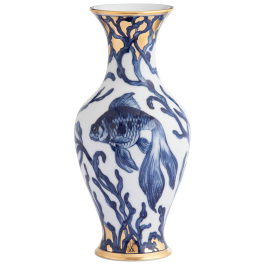 Vase, Shape "New Cutout", Veilfish in bladderwrack, H 24 cm
