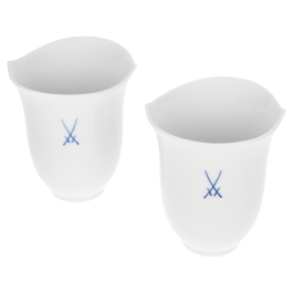 Mug-Set, 2-pcs., Shape "Waves Pure", Trademark Meissen, cobalt blue