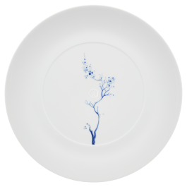 Dinner Plate, large, Shape "MEISSEN® Cosmopolitan", "Blue Orchid", cobalt blue, Ø 30 cm