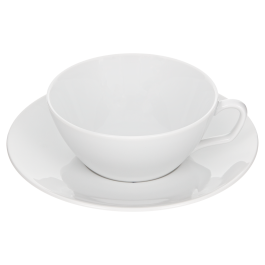 Tea cup & saucer, Shape "MEISSEN® Cosmopolitan", "Blue Orchid", cobalt blue, V 0,2 l