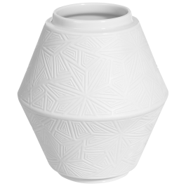 Vase Vitruv, large, bisque white, H 16,5 cm