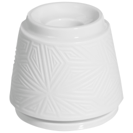 Candle Stick, Vitruv, bisque white, H 6,5 cm