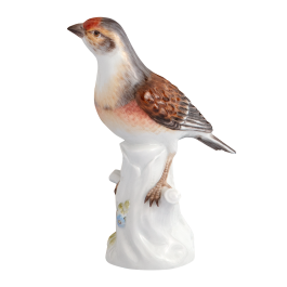 Bird, Coloured, without gold, H 13 cm