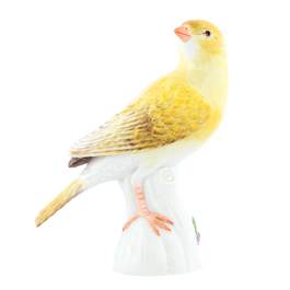 Bird, Coloured, without gold, H 10 cm