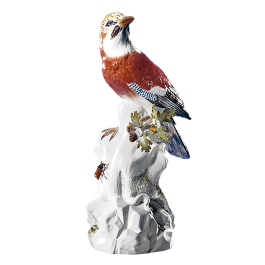Bird, Coloured, without gold, H 39 cm