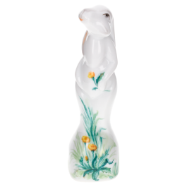 Hare Leo, Coloured, without gold, H 10,5 cm