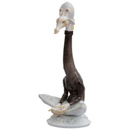 Giraffe Mrs. Silence, Coloured with gold, H 23 cm